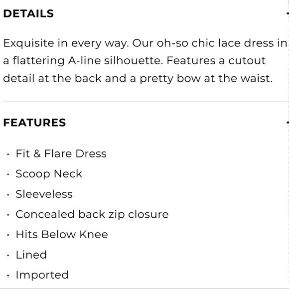 Talbots Cutout Black Lace Dress - Picture 6 of 6